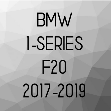 BMW 1-Series F20 2017-2019