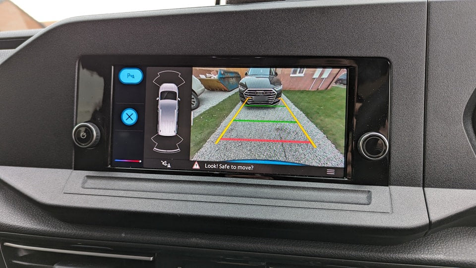 Van Rear View Camera Caddy VW Caddy 5 reversing camera retrofit service – East Yorkshire Retrofit ...