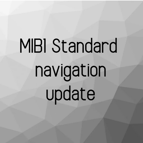 MIB1 Standard navigation update