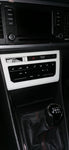 Touch climate control panel fascia