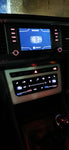 Touch climate control panel fascia